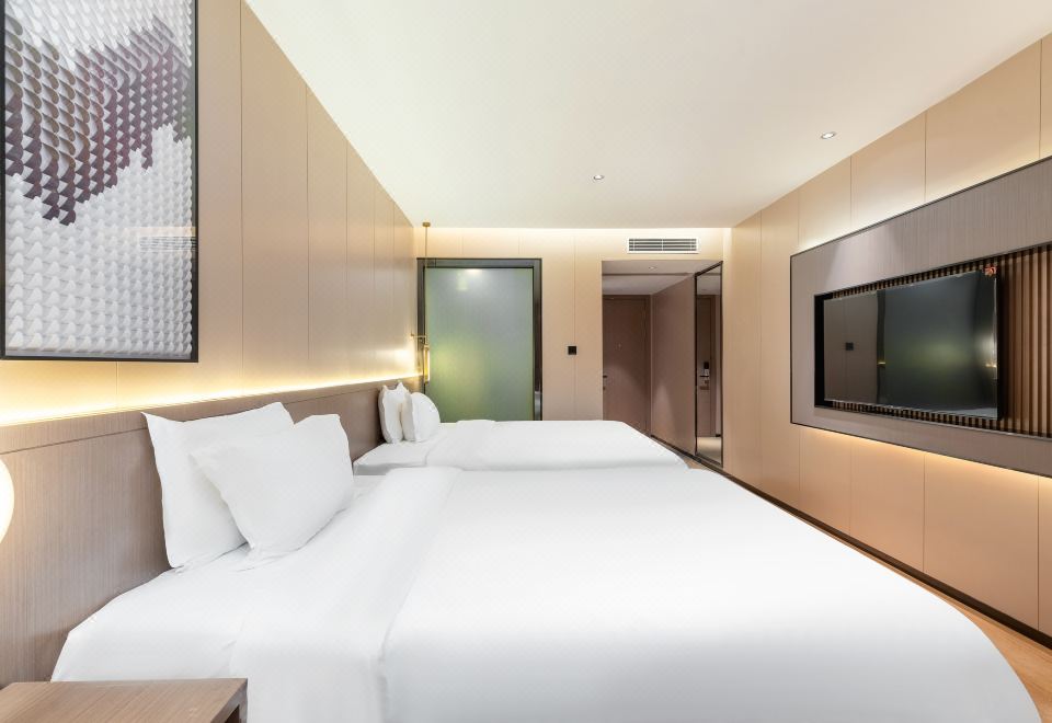 高級雙床房（（慕斯床墊+零壓枕頭+mini吧+無窗）