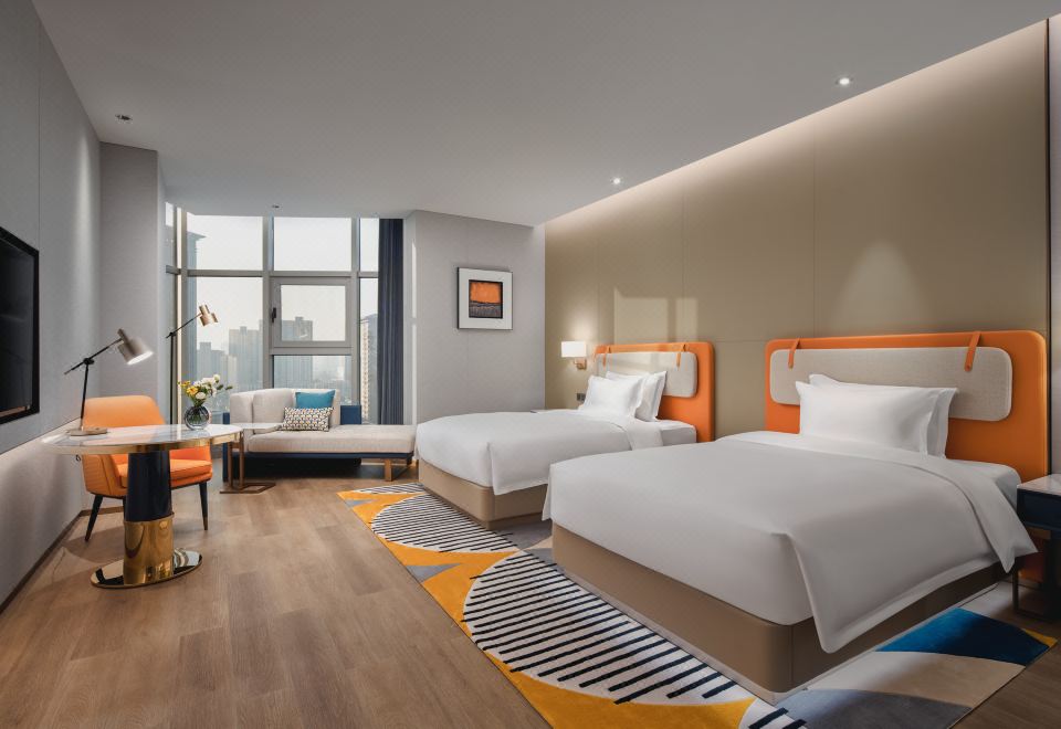 高級城景雙床房