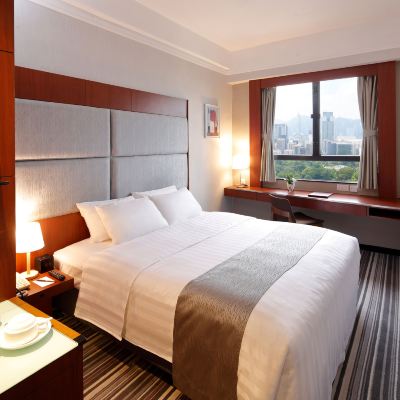 園林海景特大床房-帶加床 香港龍堡國際優惠