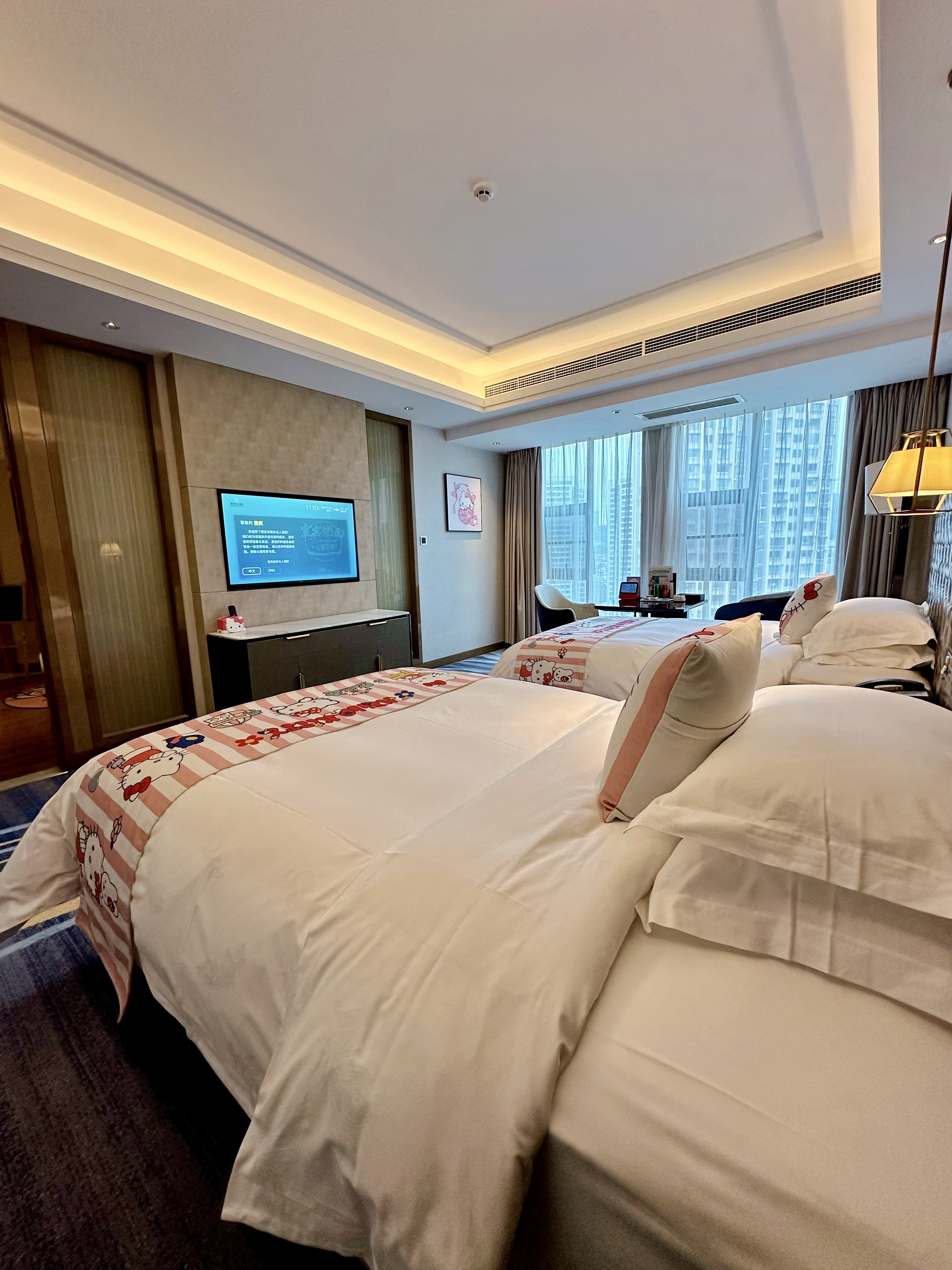 童趣.甜蜜亲子房（静谧双床+主题小童单床+天猫精灵）