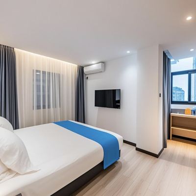 躺平治癒大床房（空調冷暖都有+安靜好睡） 廈門慢生活·雅厝別院（環島路音樂廣場店）優惠