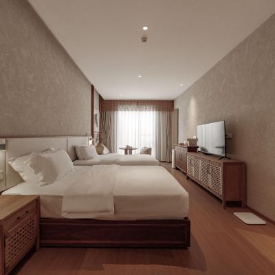 觀月雙床房（鵝絨床品+頂噴淋浴+膠囊機） 成都錦投·古跡飯店（春熙路太古裡店）優惠