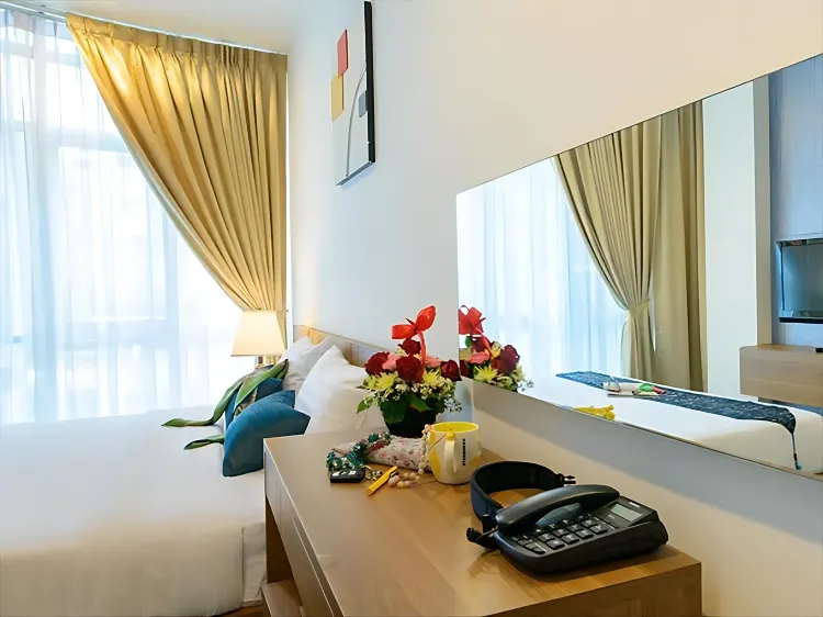 ห้องพักวิวถนน(เตียงคิงไซส์)