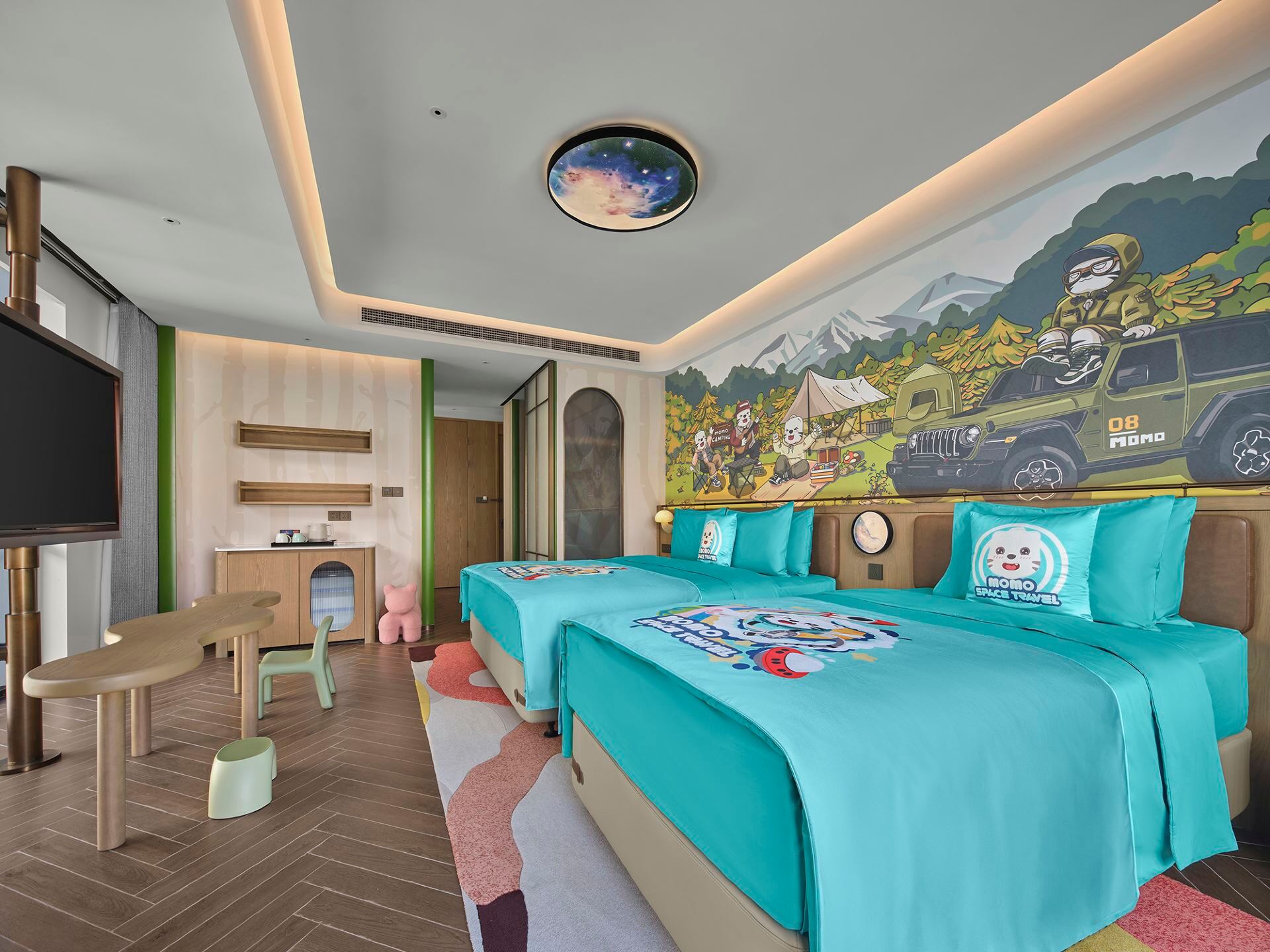 Family-friendly 2-bed Room