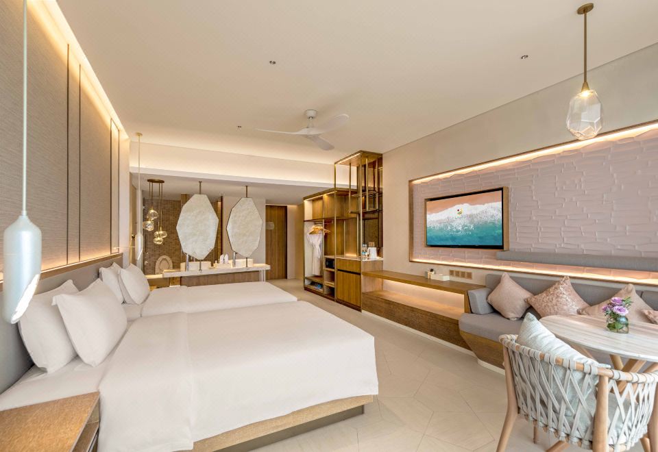 云逸正海景雙床房