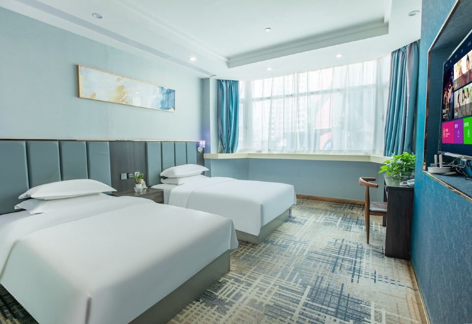 雲夢雙床房 （寬敞明亮+安靜秒睡）