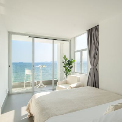 白日·海景陽台大床房 白房子·深圳南澳沙灘海景美宿優惠