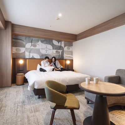 禁菸 尊貴轉角大床房 2人入住 札幌大通里士滿飯店優惠