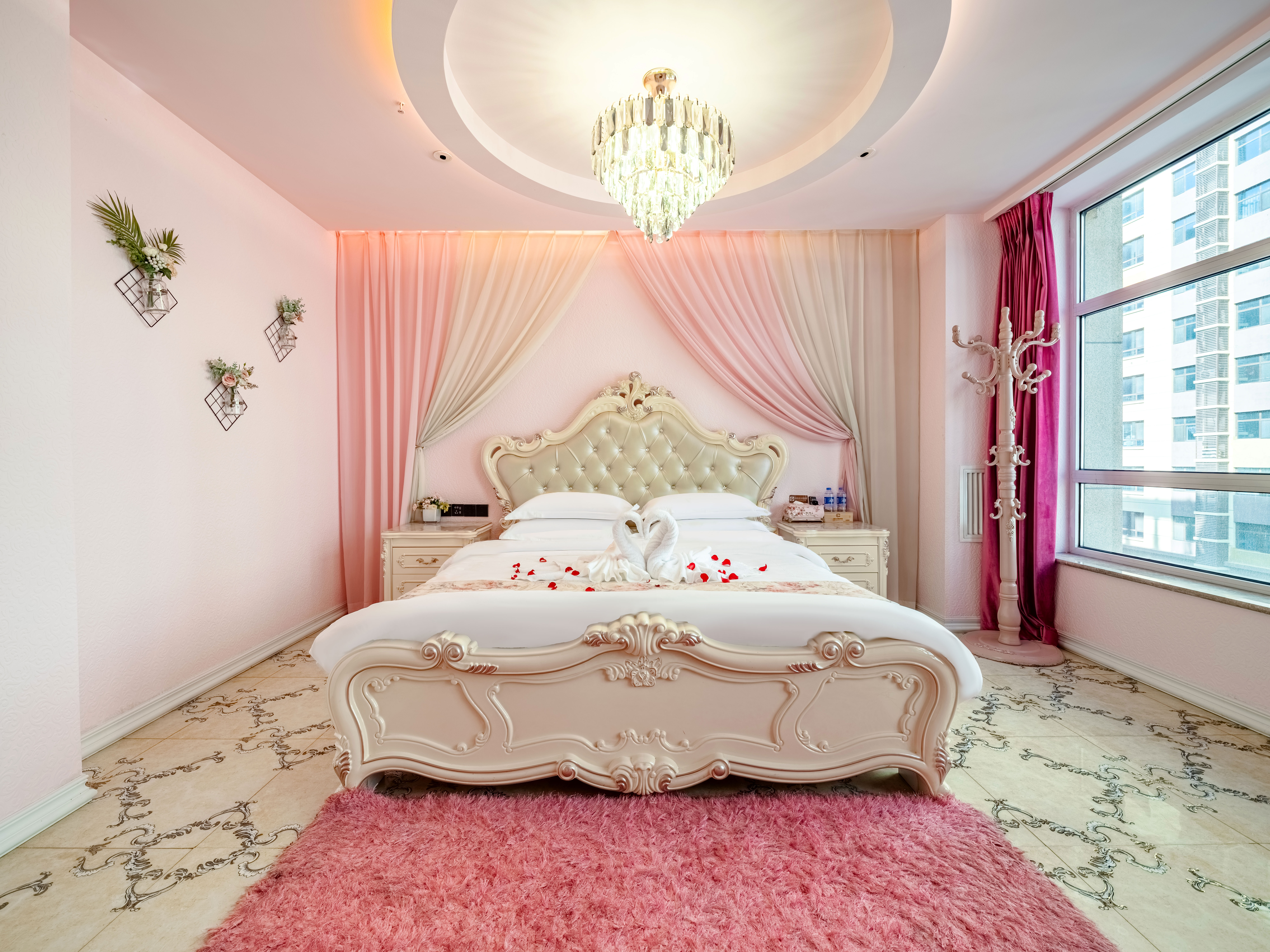 浪漫满屋【安静+私密+夜景+超大空间】