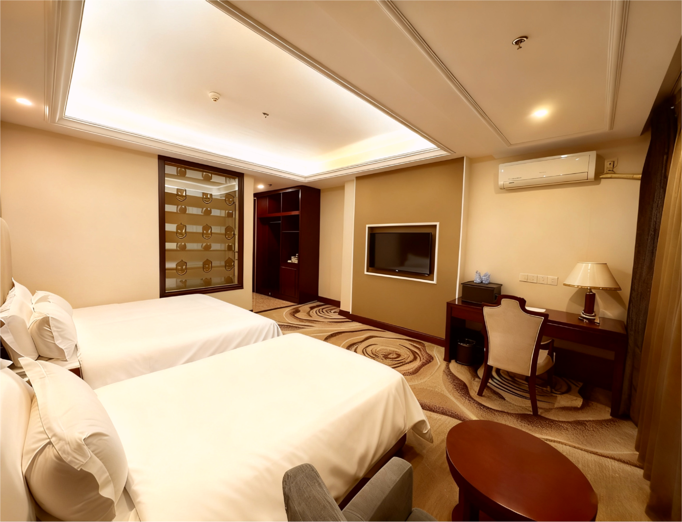 Riyueming · City Box Hotel (Dalian Railway Station Zhongshan Square Branch)City Box ·醺然枕梦商务双床房