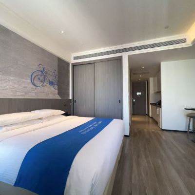 單房0壓大床公寓（夢百合0壓床墊+0壓枕） 西安中建馨樂庭高新公寓飯店優惠