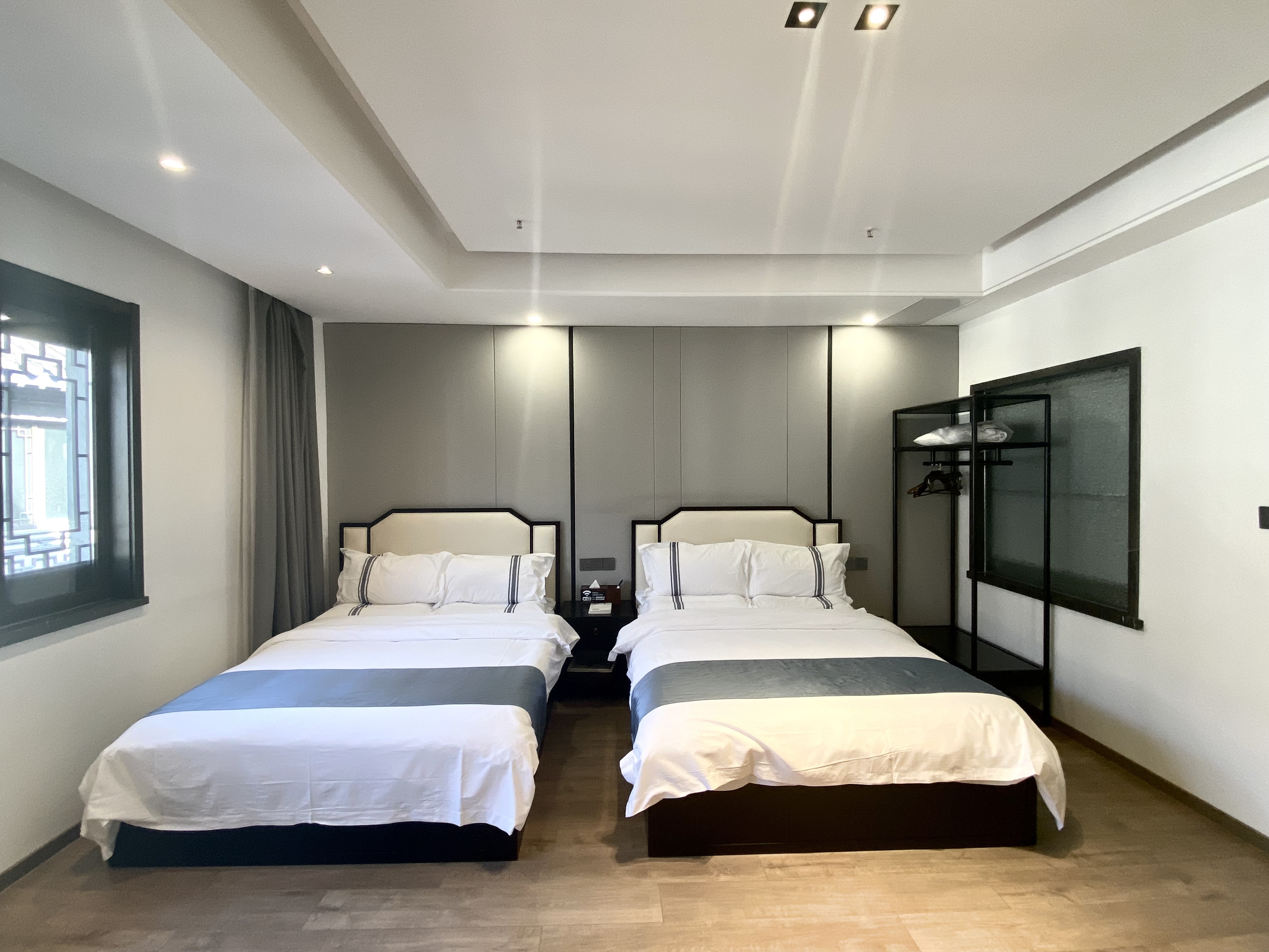 雅致茶案双床房-新风