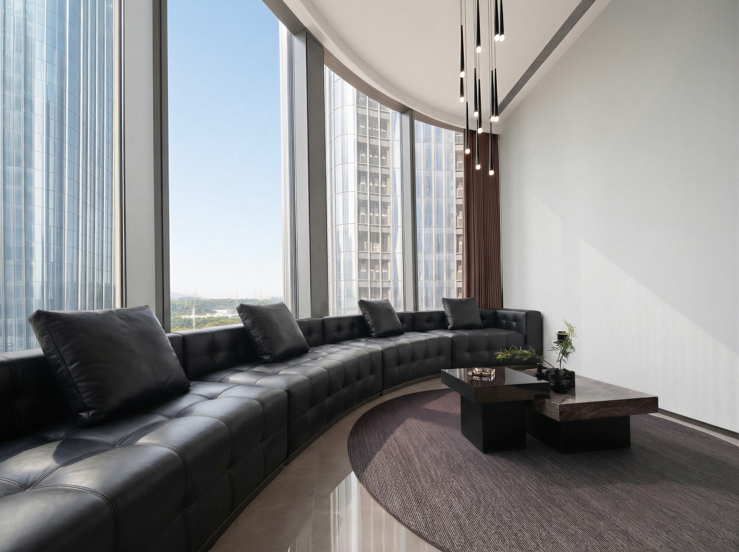 90”全景双卧套房丨全屋智能+洗烘机+TV会员+落地大窗