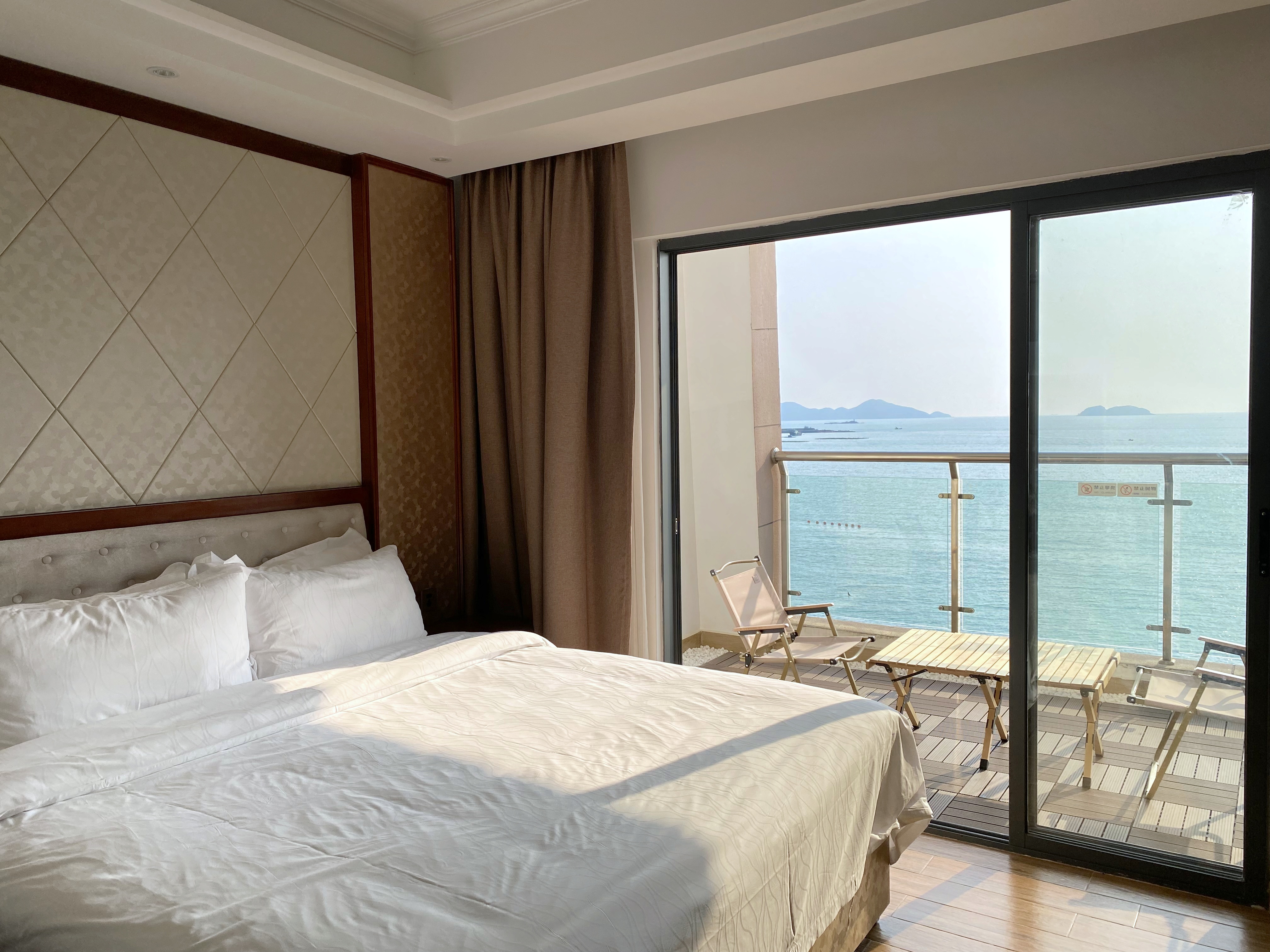 Aegean Hotel180度海景落日大床房（带阳台）