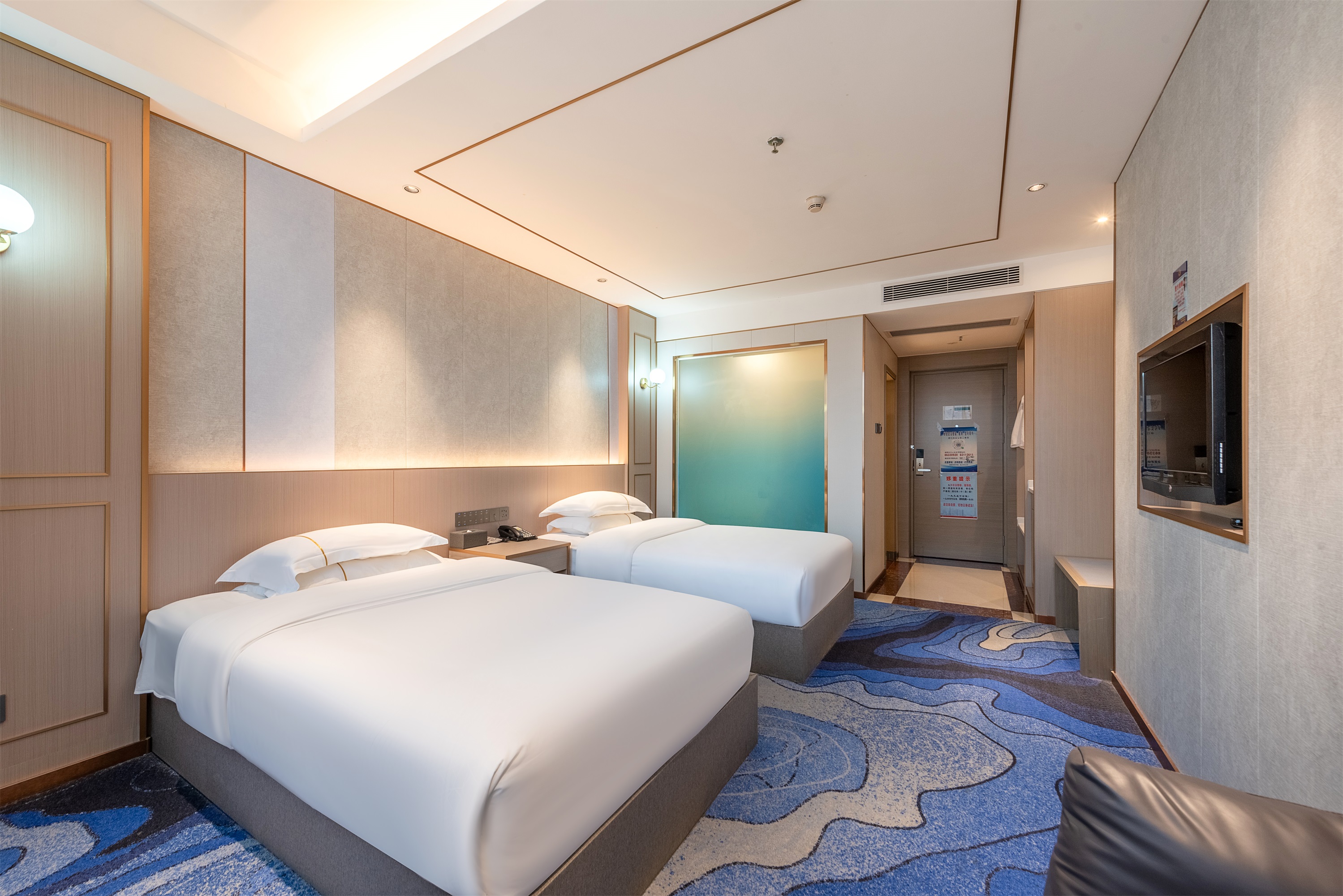 Calvin Hotel Guangzhou焕新智能双床房