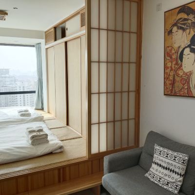 旭日 | 和風景觀大床房 小築民宿（陝西南路店）優惠