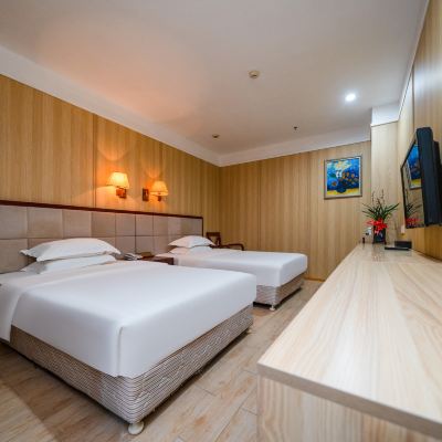 商務雙床房（無窗）清新簡約+舒適睡眠 廈門八山飯店（高崎機場安兜地鐵站店）優惠