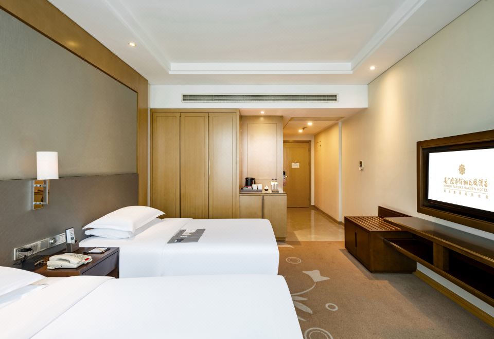 栖园楼精致双床房（园景）