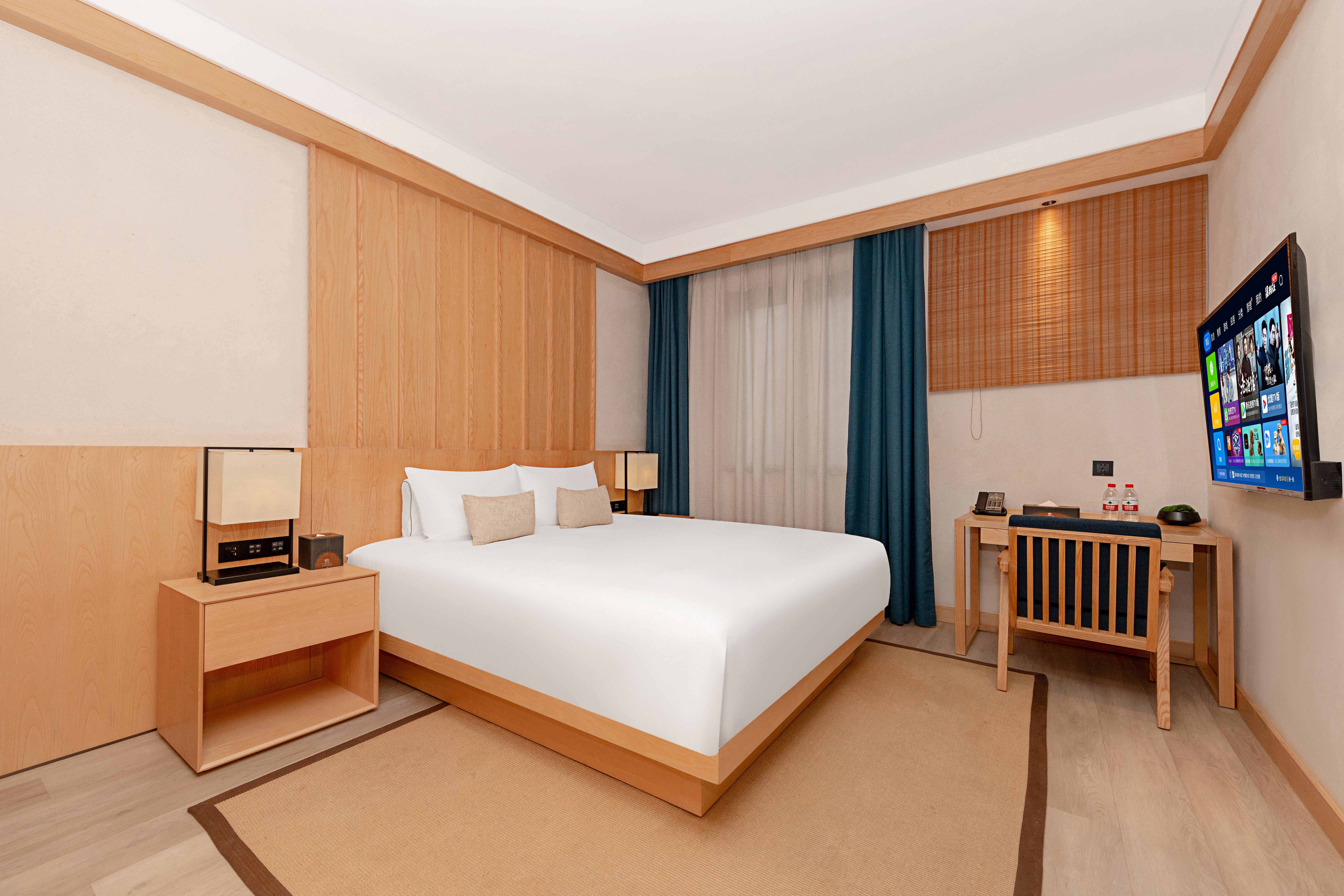 听雨·静谧大床房丨静音玻璃+定制寝具+睡眠无忧