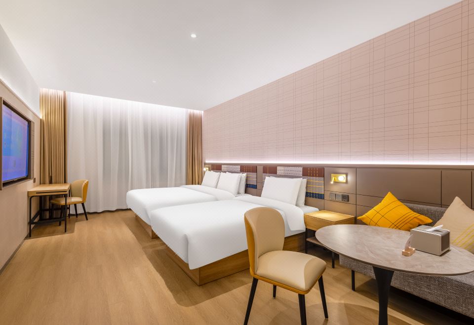 双床房A（55寸投屏电视+梦百合0压床垫+徕芬吹风机）