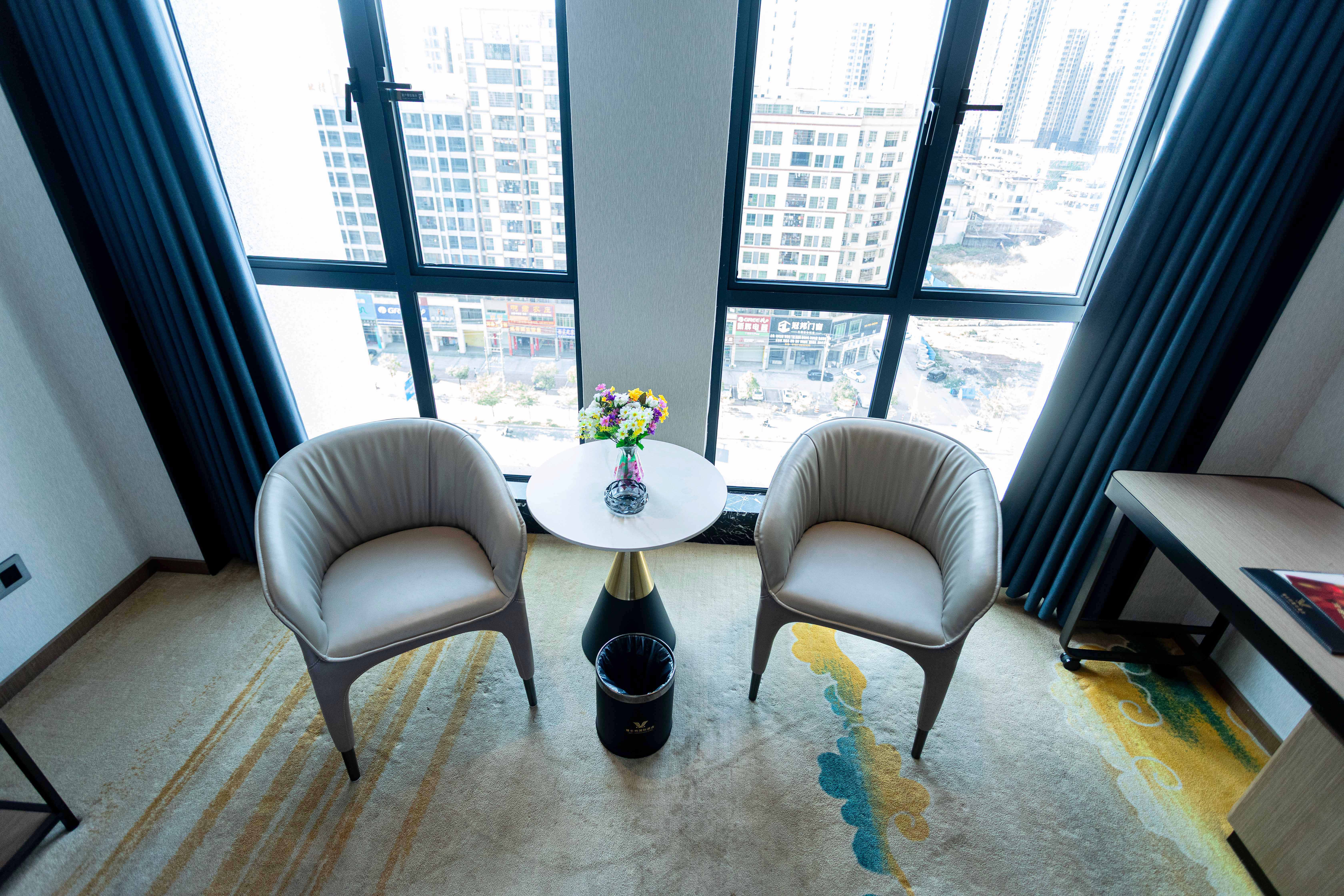 商务双床房【思雅优馨+全落地窗+全屋智能语音】