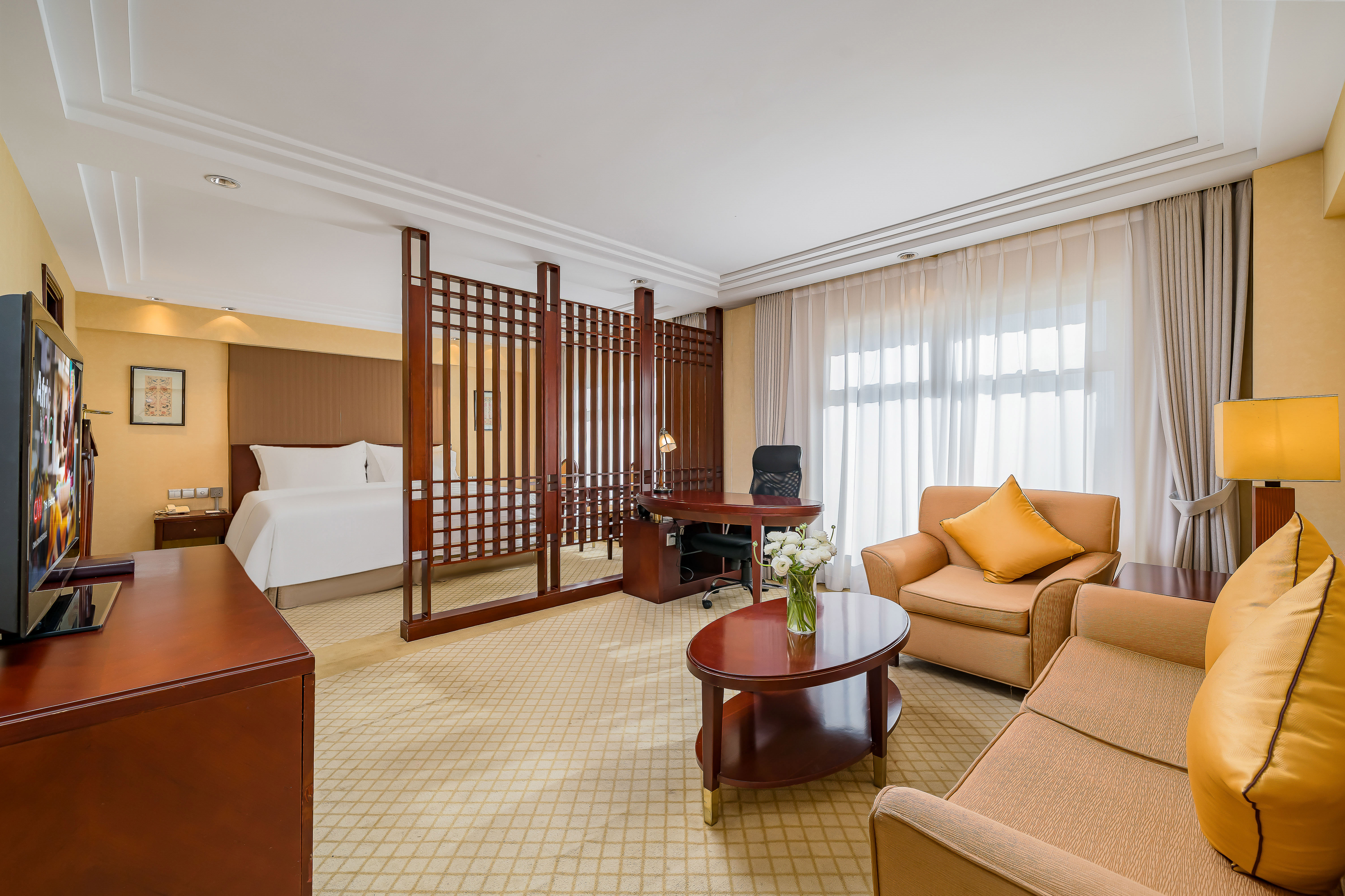 亮馬河岸景觀套房（匠心茶具+舒適沙發區+深睡枕）