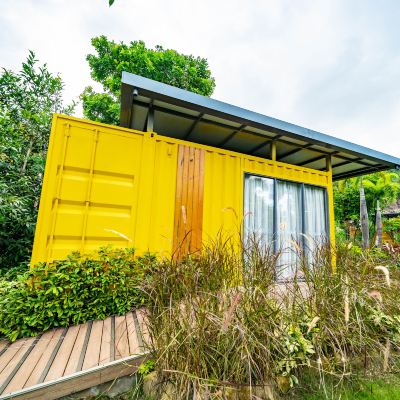 一房一廳集裝箱別墅（燒烤庭院） 珠海橫琴星樂度露營小鎮優惠