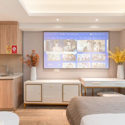 巨幕奢享影音大床房（影視 VIP權益＋陽台＋洗衣機） 鉑斯登行政公寓（深圳大學城塘朗地鐵站店）優惠