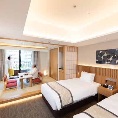 和洋式雙床房 東京東隅櫂會飯店優惠