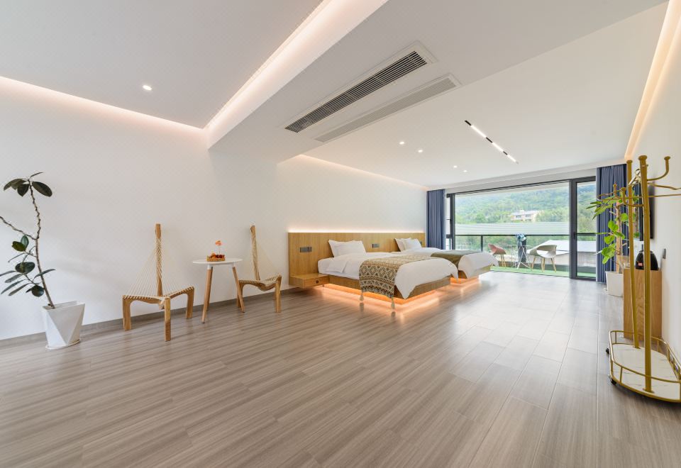 山语栖·溪·清谭双床房（观景露台+浴缸+智能马桶）