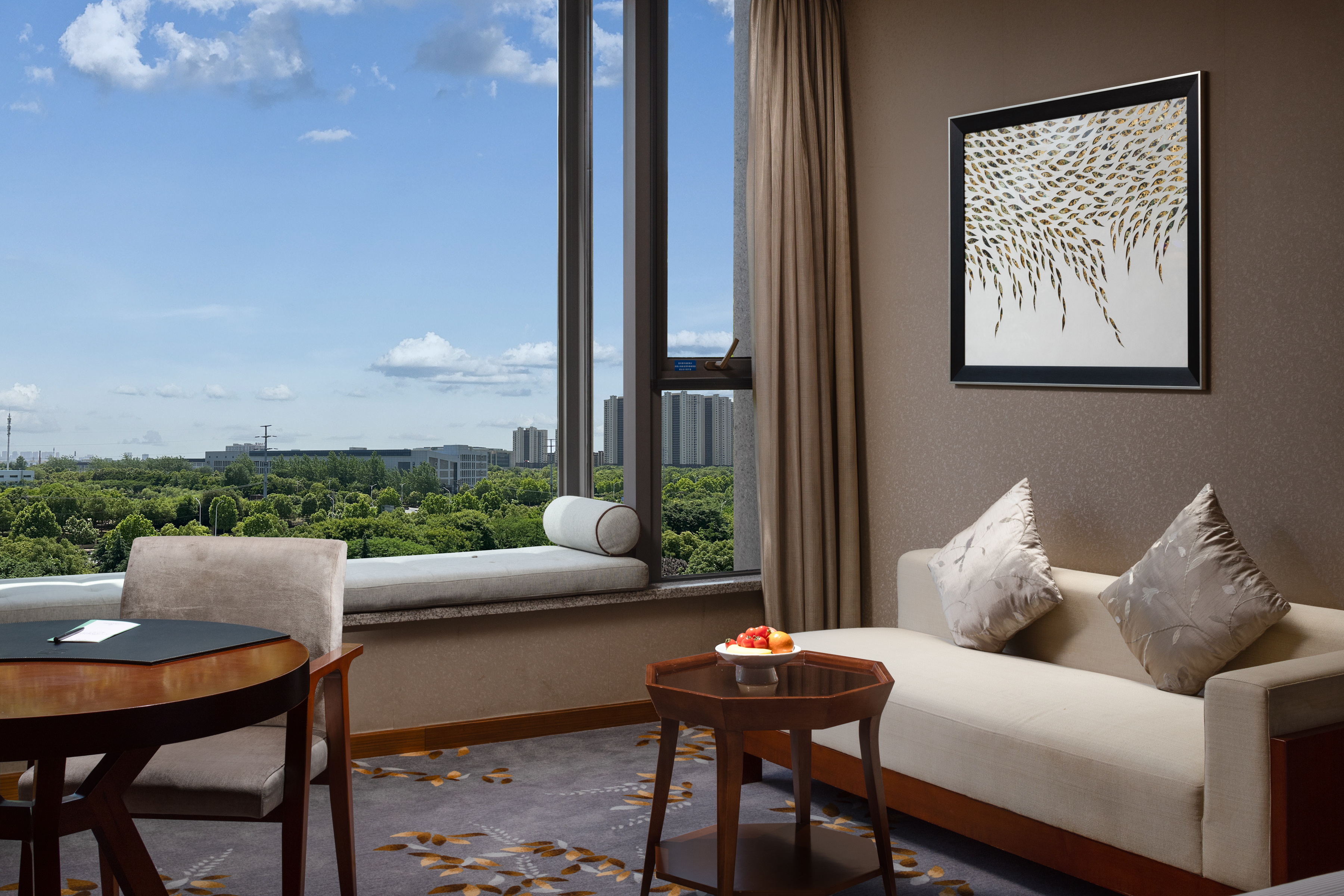 行政园景双床房