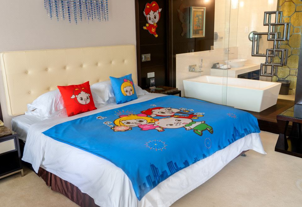 5號樓?動漫影院親子大床房