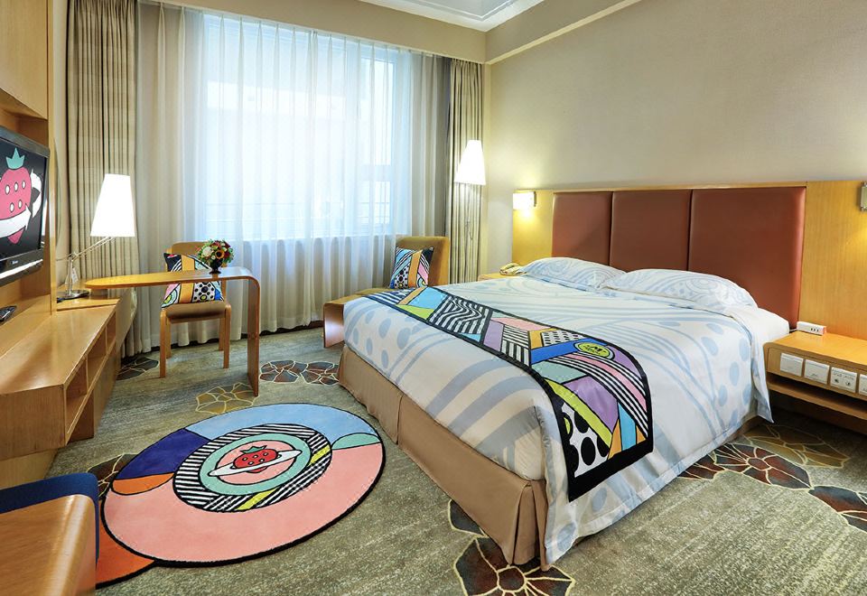 Beijing Xinqiao HotelStrawberry Music Star Quality Double Bed Room
