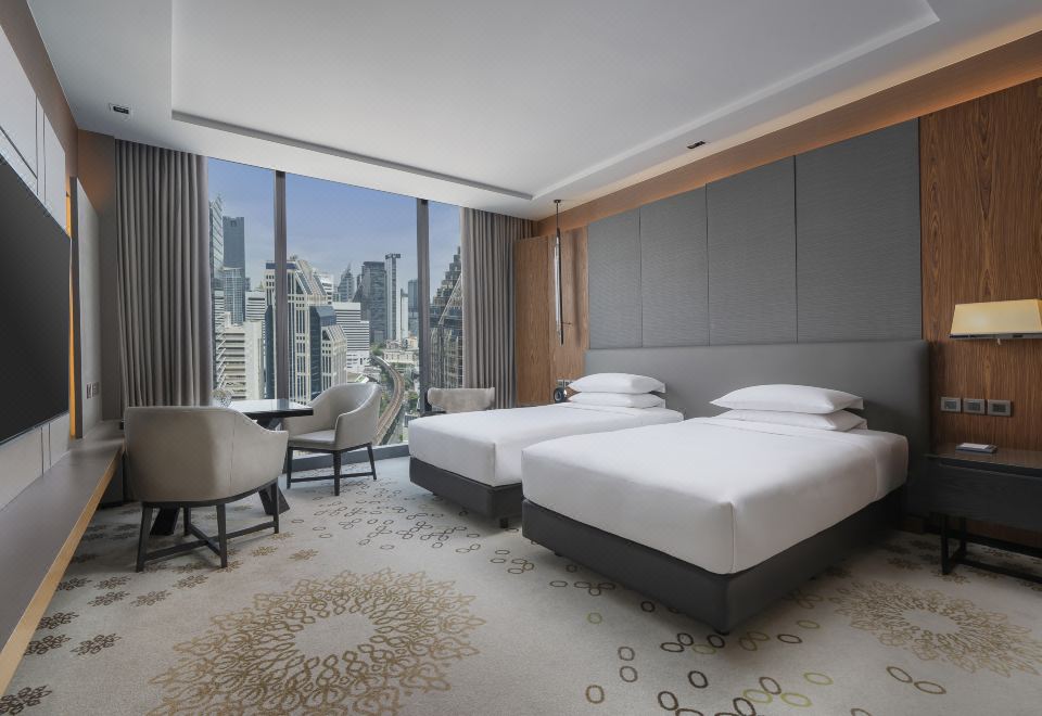 Hyatt Regency Bangkok Sukhumvit2 Twin Beds City View