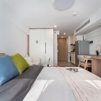 LOFT家庭套房（兩房兩衛+冰箱洗衣機） 君層飯店（杭州東站店）優惠