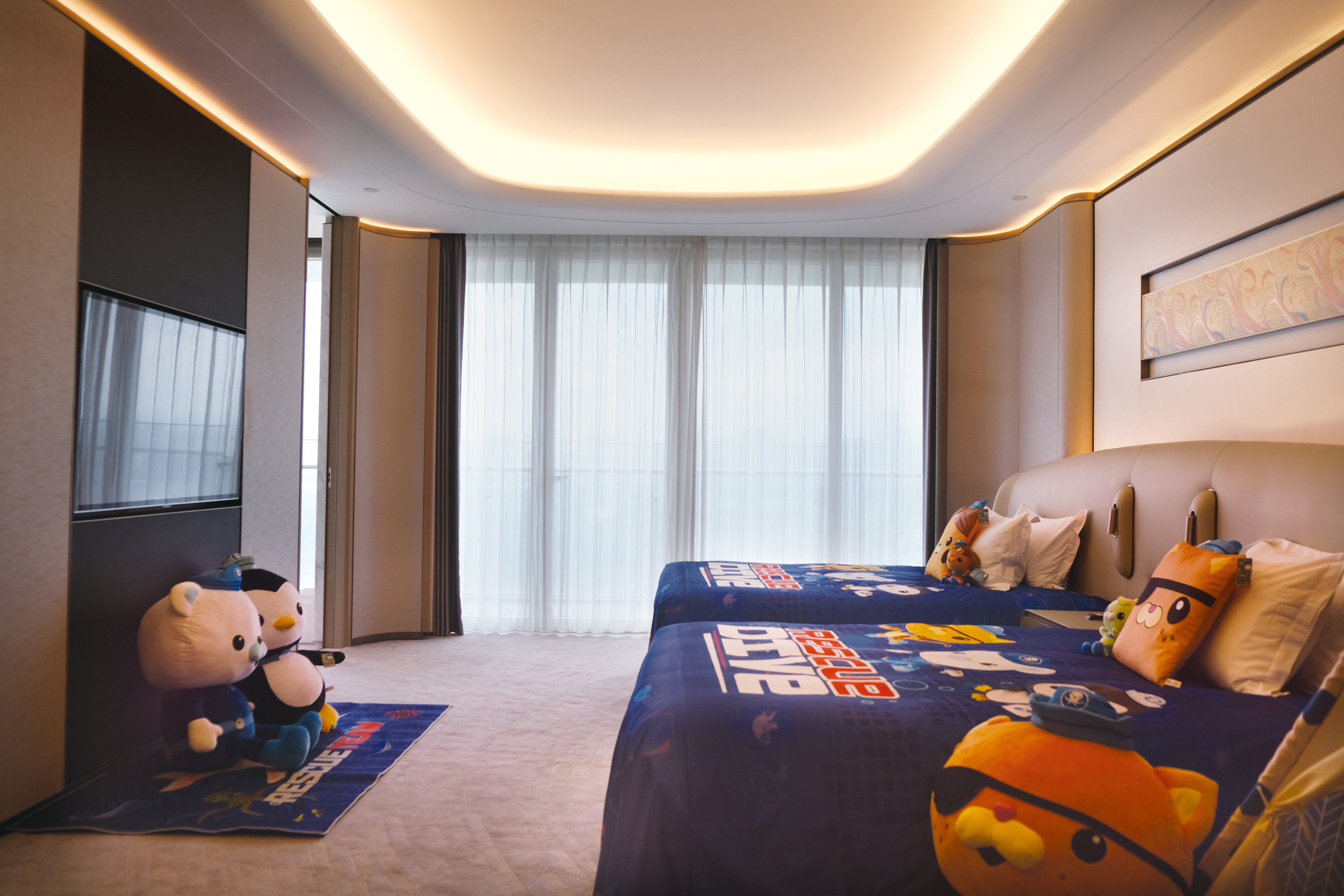 海底小纵队广州塔景房 双床