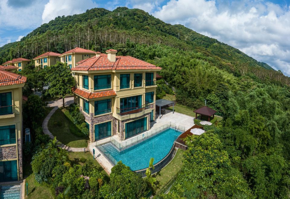 叠翠别墅七房V10-独立泳池-麻将房-私家花园