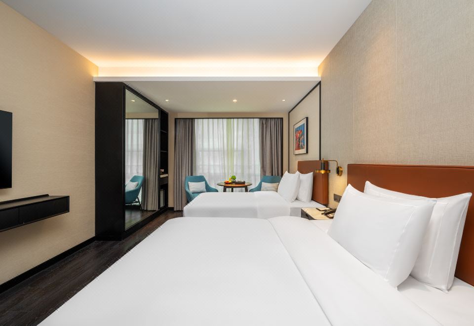 豪华家庭亲子房 『俯瞰城景?子母床?小童用品』