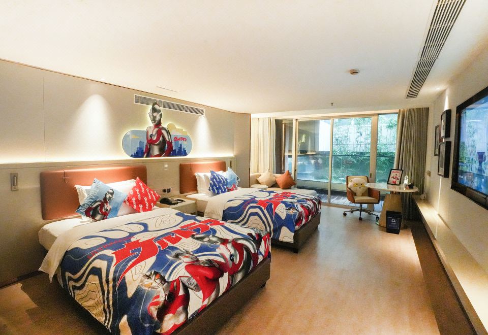 经典奥特曼亲子豪华双床房