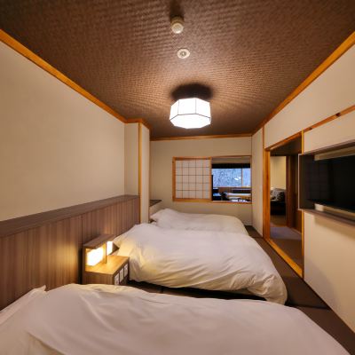 翻新和洋式三人溫泉房 匠之宿深山櫻庵旅館優惠