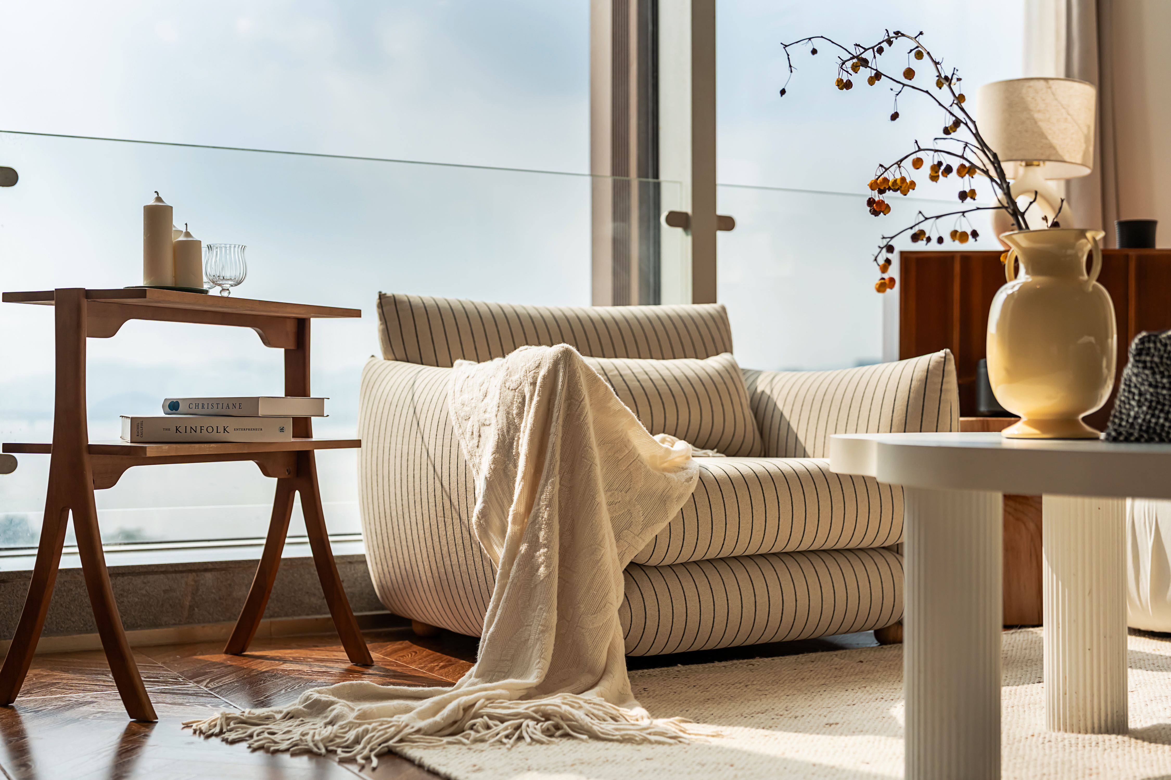 望舒?网红大床房+180°落地窗观江景+巨幕投影