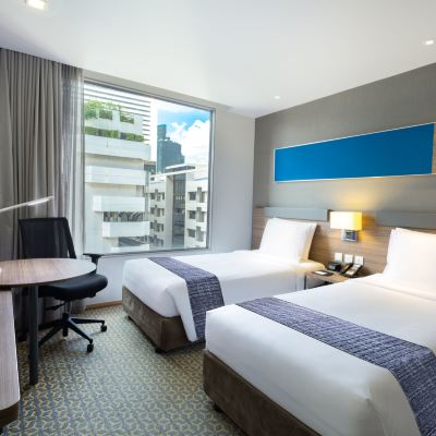 標準前棟雙床房 曼谷沙通智選假日飯店優惠