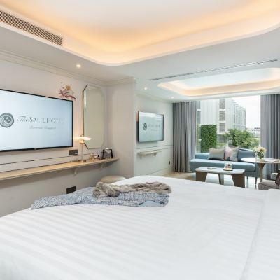 俱樂部一臥室江景房 曼谷河畔薩利爾飯店優惠