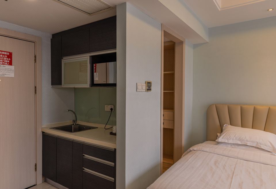 豪華雙人公寓【靜謐舒適+品質洗護+乾濕分離+落地景】