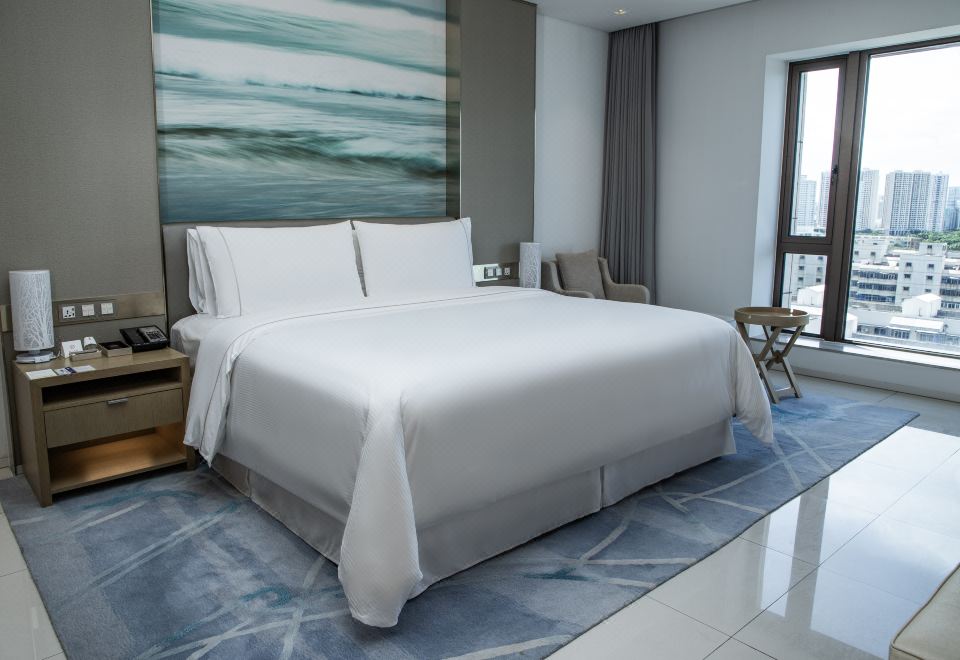 高級大床房-賞城市華燈