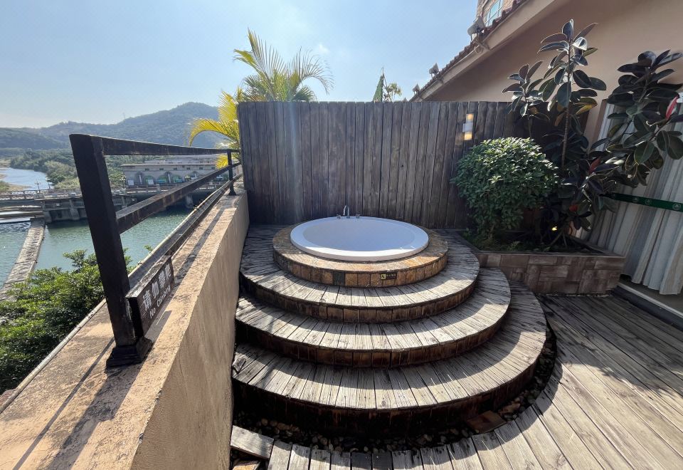 河景温泉房|独立泡池