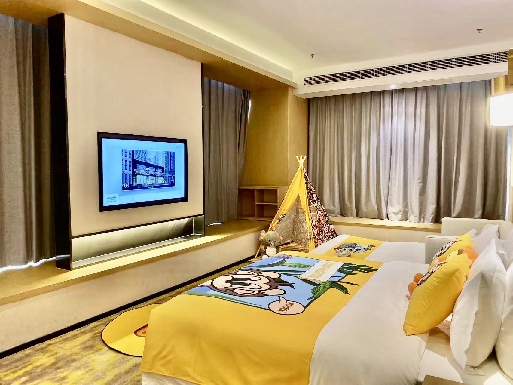 家庭小童亲子房|梳化床