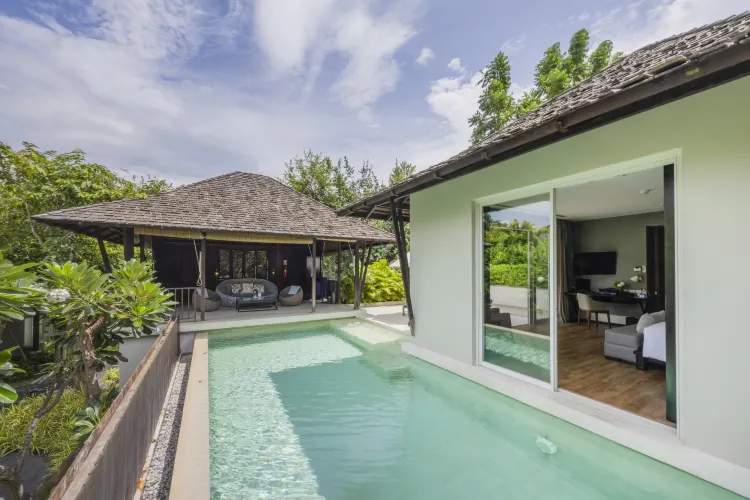 วิลล่าสองห้องนอนพร้อมสระว่ายน้ำ ห้องไม่สูบบุหรี่