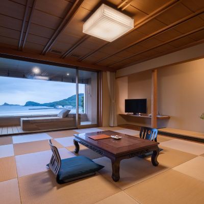 コーナー和室　源泉オーシャン露天 壱岐リトリート 海里村上 クーポン