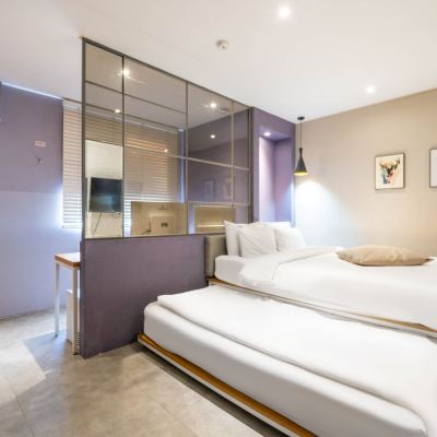 프리미엄 트윈룸 Cheonan NU Hotel 쿠폰